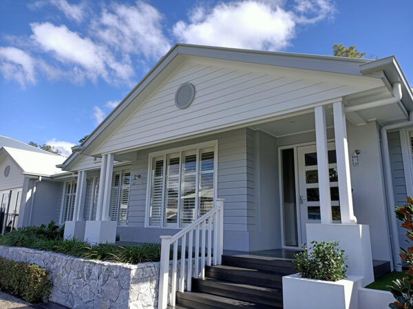 Hamptons style fake vent moulding house fascia gold coast australia